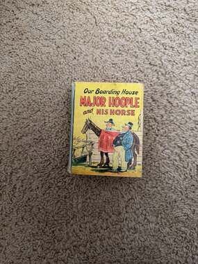 1935 Saalfield Our Boarding House Major Hoople & His Horse Big Little Book RARE